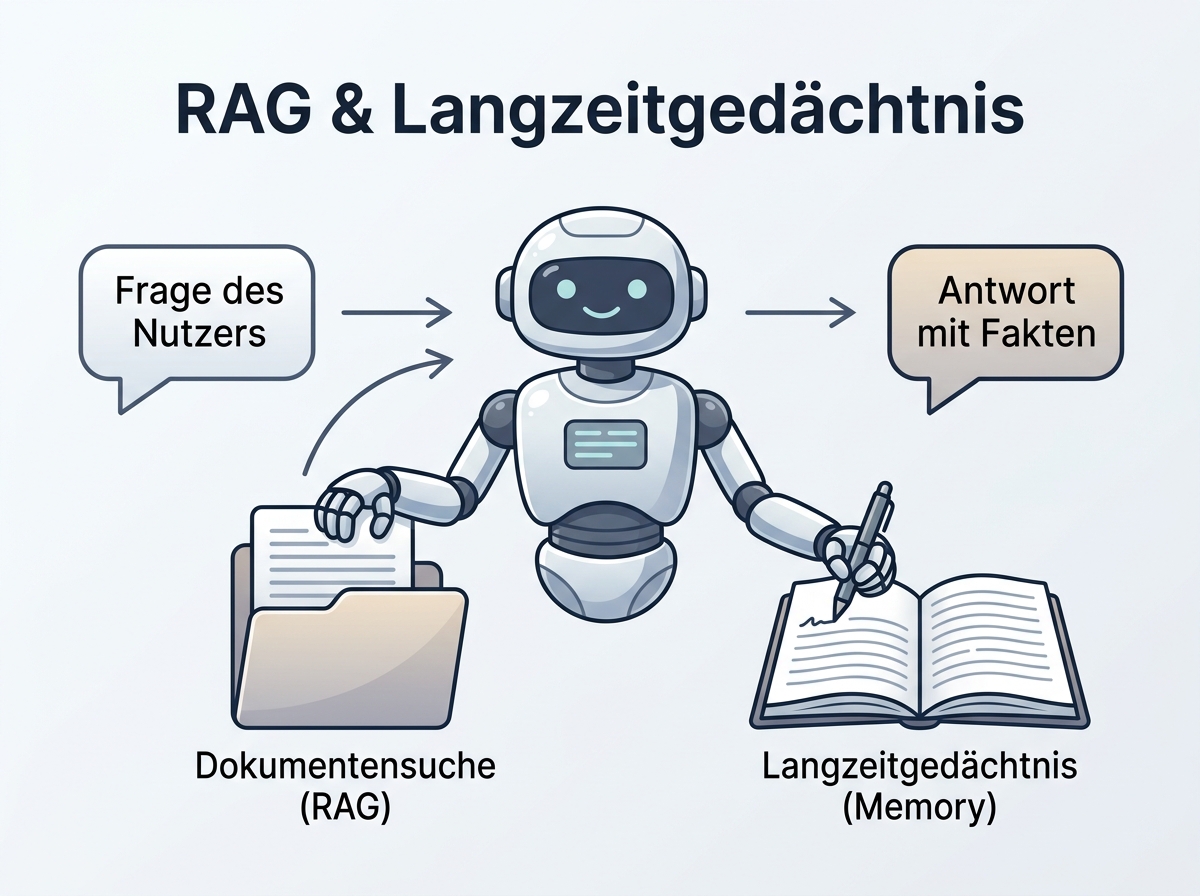 Ablauf der Zuleitung von Dokumentdaten in das Kontextfenster vor Generierung