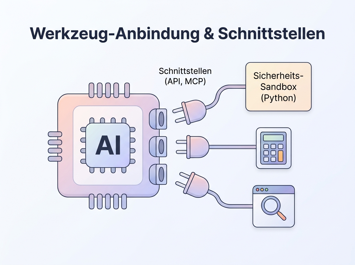 Verbindung von Modellen mit Programmierschnittstellen, Rechnern und Datenbanken